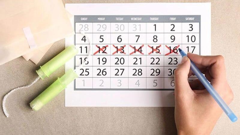 Bạn nên ghi chép chu kì kinh nguyệt để phát hiện khi có thay đổi bất thường