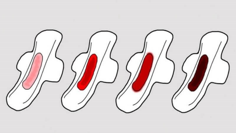 Máu báo có thai thường ra ít và rải rác hơn so với máu trong kỳ kinh nguyệt