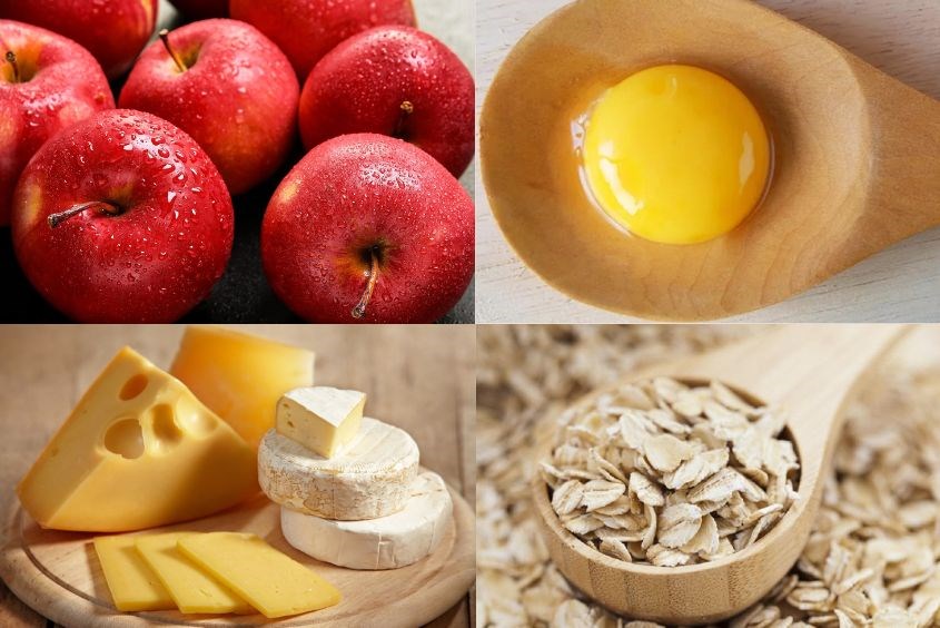 Bánh táo cho bé ăn dặm với yến mạch siêu ngon