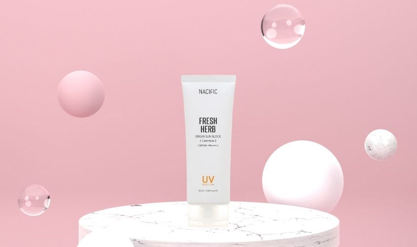 Kem chống nắng làm dịu và phục hồi da Nacific Fresh Herb SPF 50+ PA++++ 50 ml 
