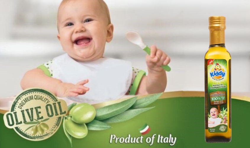 Dầu oliu Kiddy ăn dặm cho bé chai 250 ml