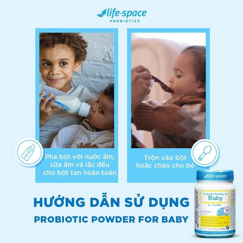  cách sử dụng men vi sinh life space