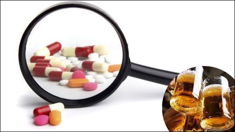 Nên tránh việc sử dụng rượu khi đang sử dụng kháng sinh hay bất cứ một loại thuốc nào