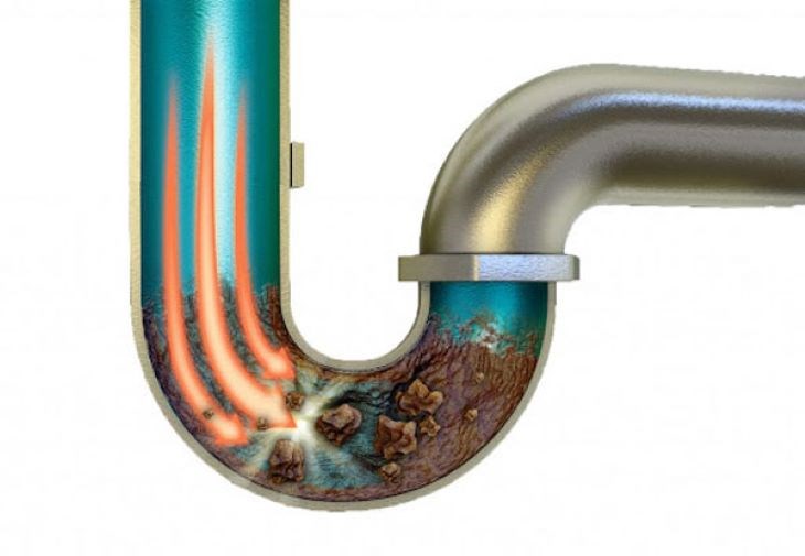 Clogged pipes, dirt and debris also cause clogged showerheads