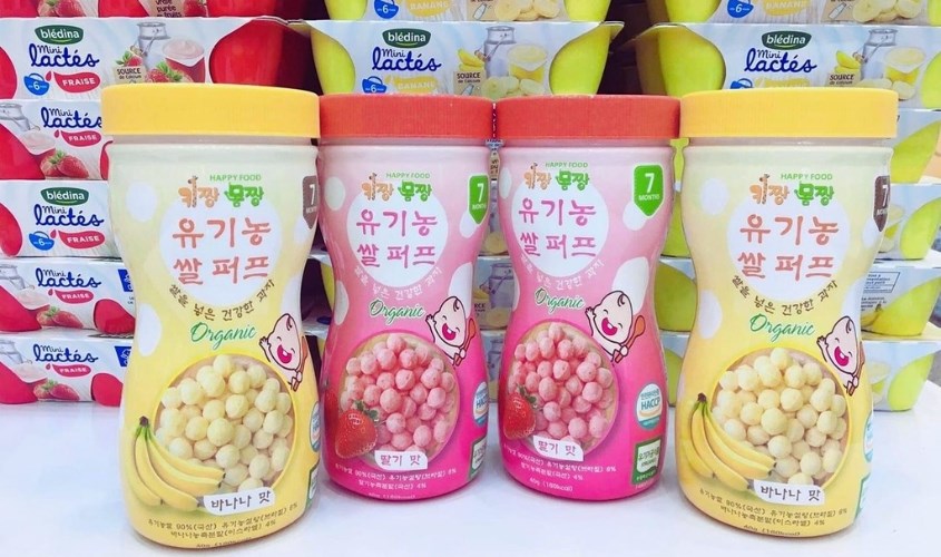 Sản phẩm của Happy Food được làm từ các nguyên liệu hữu cơ cao cấp