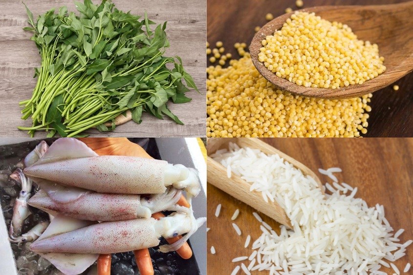 Gợi ý cách nấu cháo rau muống cho bé thơm ngon