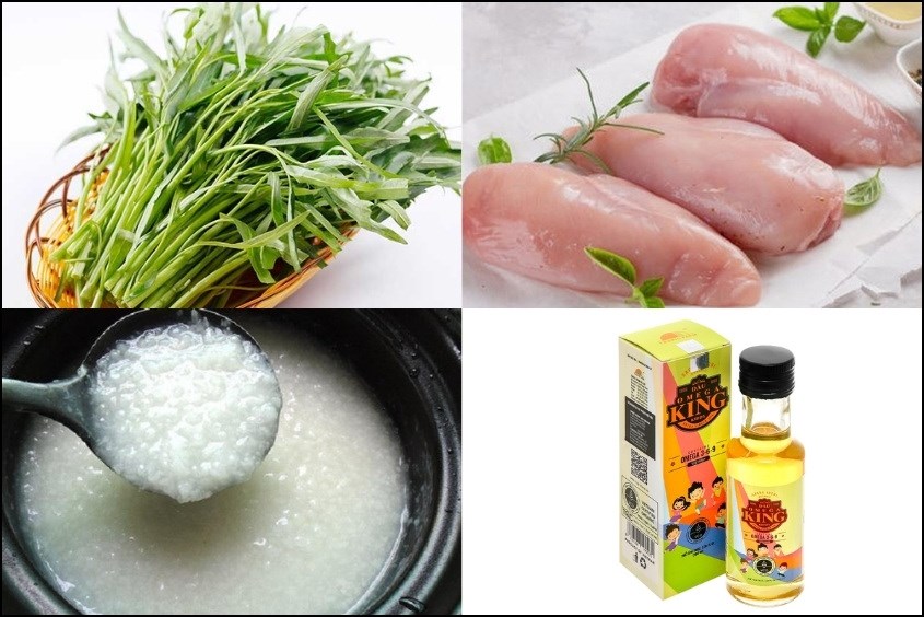 Cách nấu cháo rau muống cho bé ngon nhất