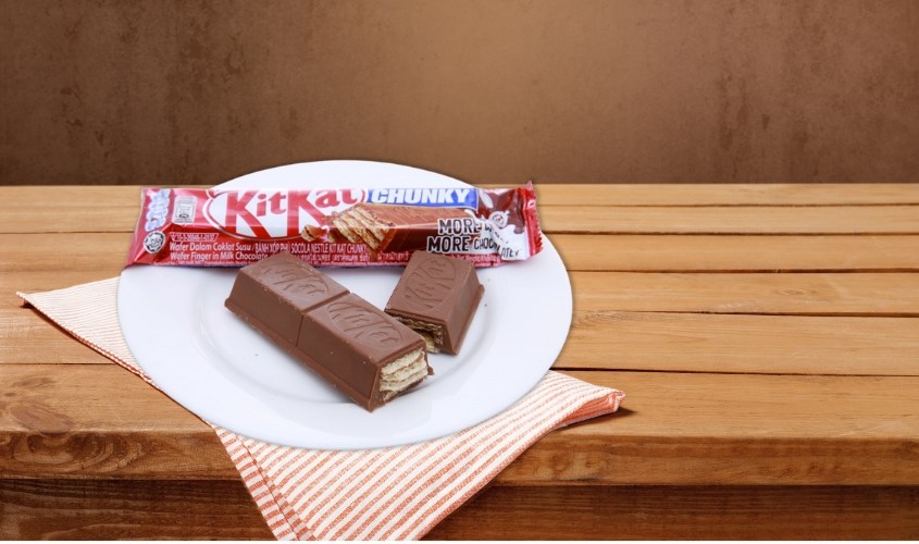 Bánh xốp phủ socola KitKat Chunky thanh 38g (từ 3 tuổi)