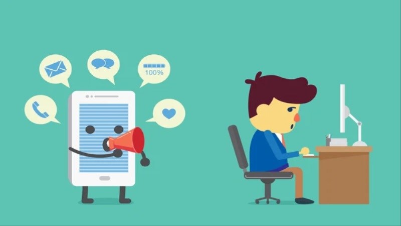 Người mắc chứng nghiện điện thoại thường dễ mất tập trung và không thể hoàn thành công việc
