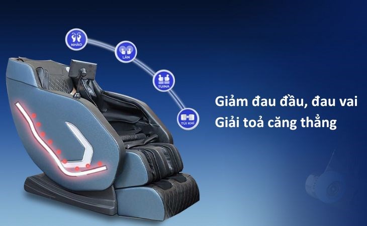 Ghế Massage Fuji Care FC 999 sử dụng vào chiều tối sẽ giải tỏa mọi mệt mỏi của bạn trong ngày