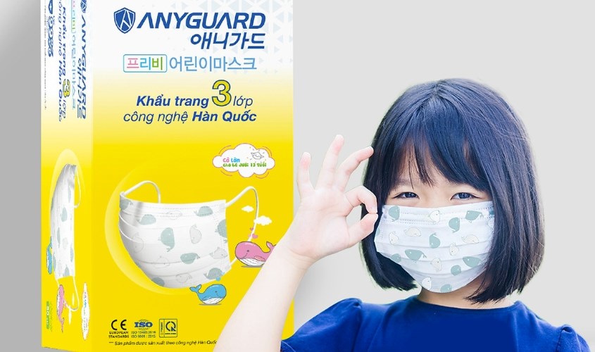 Hướng dẫn sử dụng khẩu trang cho bé Anyguard