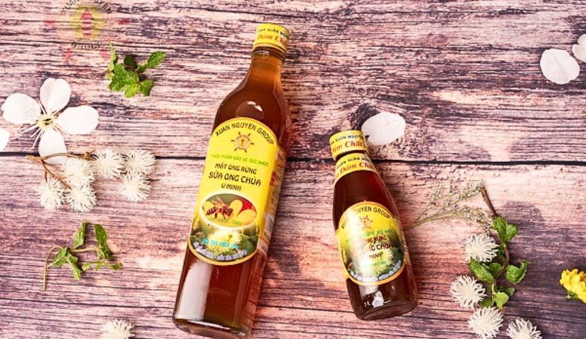 Mật ong rừng nguyên chất pha sữa ong chúa U Minh Xuân Nguyên 200 ml