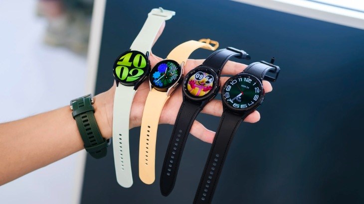 Galaxy Watch6 sở hữu dây đeo silicon đa dạng màu sắc