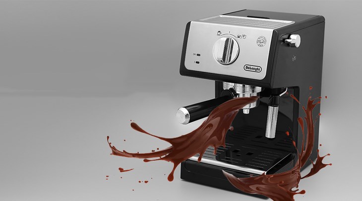 Máy pha cà phê Delonghi ECP33.21.BK có khả năng kết hợp hơi nước, không khí và sữa để pha Cappuccino