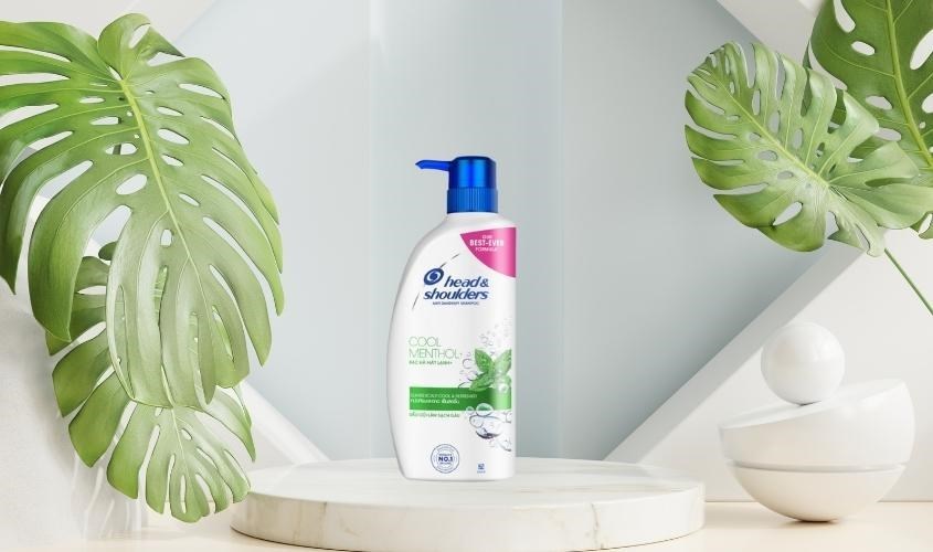 Dầu gội Head & Shoulders bạc hà mát lạnh sạch gàu 850 ml