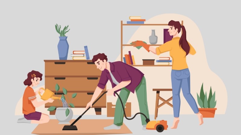 Tăng cường sát khuẩn quần áo và vệ sinh nhà cửa khi trẻ mắc bệnh
