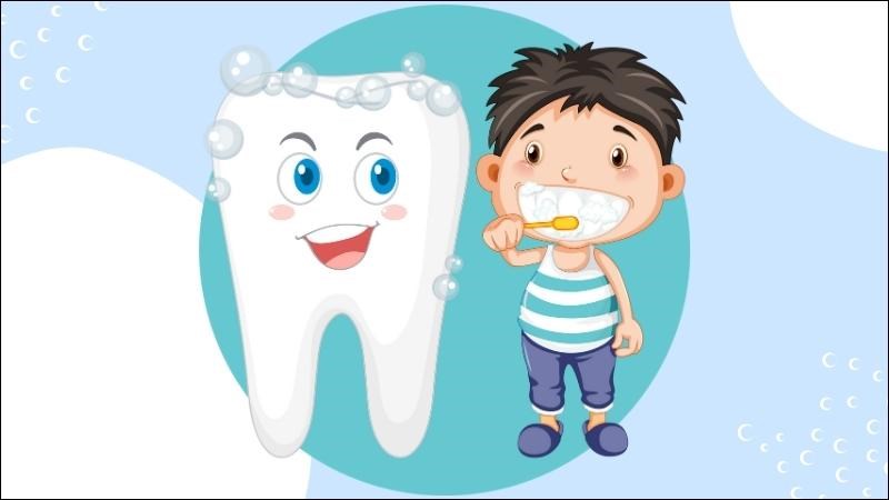 Trẻ mắc bệnh tay chân miệng cần được vệ sinh răng miệng thường xuyên