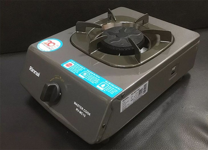 Bếp ga đơn Rinnai RV-MC15G có kích thước nhỏ gọn, tiết kiệm không gian bếp Bếp ga đơn Rinnai RV-MC15G có kích thước nhỏ gọn, tiết kiệm không gian bếp