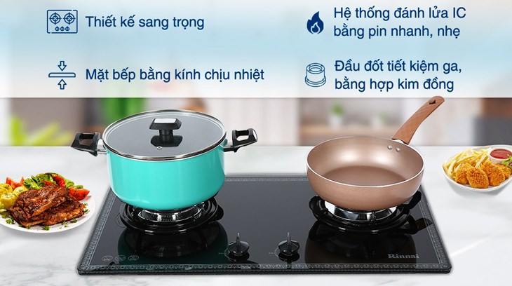 Bếp ga âm Rinnai RVB-2BG(F)N được bán với giá 3.727.000 đồng (cập nhật 08/2023 và có thể thay đổi theo thời gian) Bếp ga âm Rinnai RVB-2BG(F)N được bán với giá 3.727.000 đồng (cập nhật 08/2023 và có thể thay đổi theo thời gian)