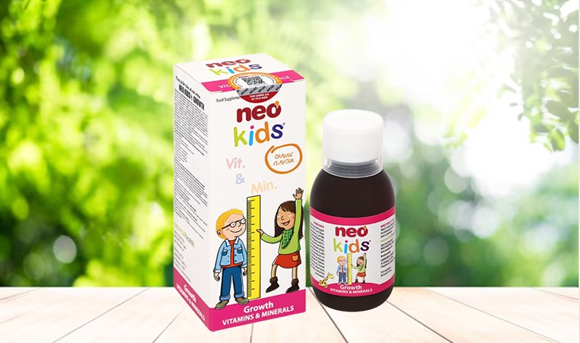 Siro Neo Kids Growth tăng cường sức khỏe 150 ml (từ 6 tháng)