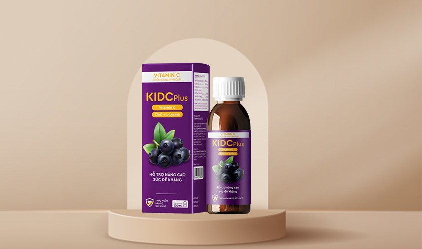 Siro Kentek KIDCPlus hỗ trợ nâng cao sức đề kháng 100 ml (từ 3 tuổi)