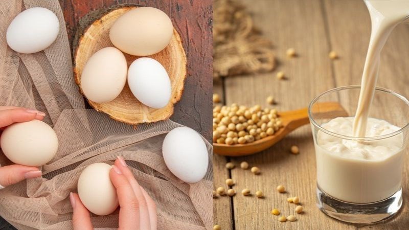 Bạn nên tránh dùng sữa đậu nành với trứng gà để hạn chế rối loạn hấp thu vitamin