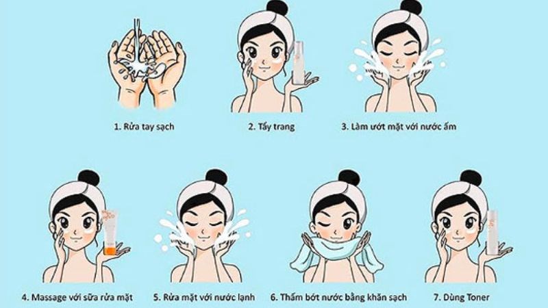 Tuân thủ các nguyên tác trong tẩy trang để có một làn da khoẻ mạnh Tuân thủ các nguyên tắc trong tẩy trang để có một làn da khoẻ mạnh