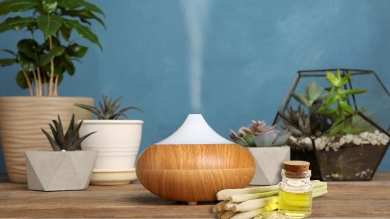 Phương pháp xông hít bằng máy khuếch tán tinh dầu khá phổ biến và dễ áp dụng