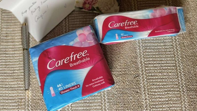 Băng vệ sinh Carefree không gây kích ứng, hương thơm dịu nhẹ
