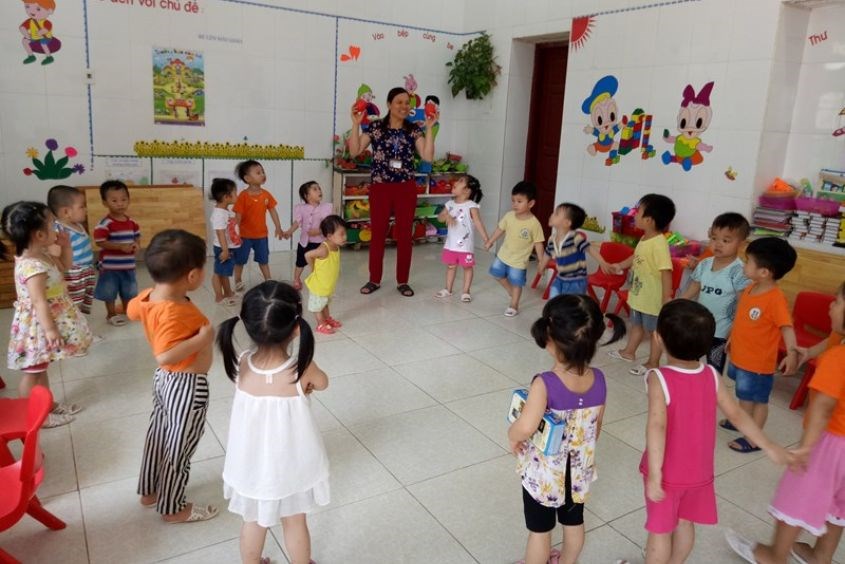 Các trò chơi tập thể cho trẻ mầm non hay