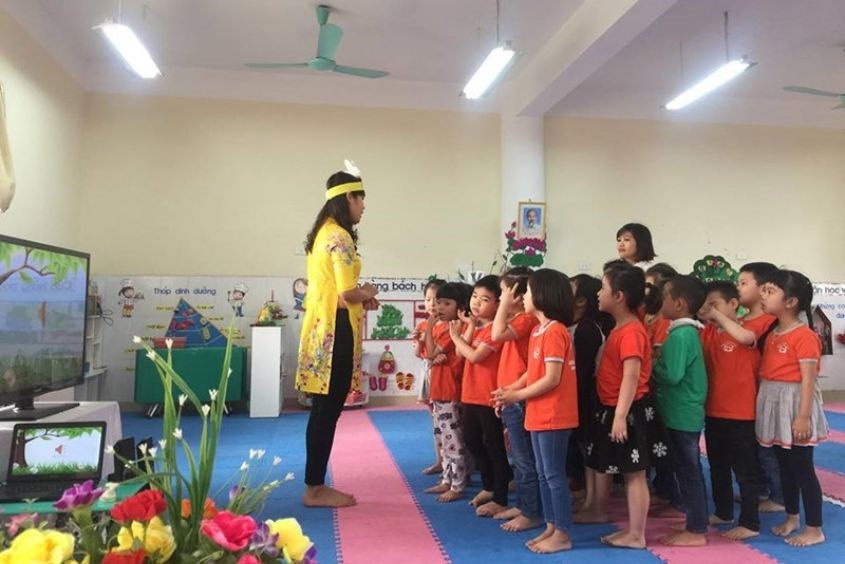 Các trò chơi tập thể cho trẻ mầm non rèn trí tuệ