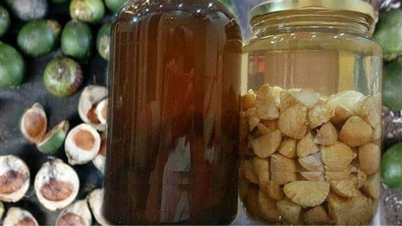 Rượu cau có hoạt tính diệt khuẩn mạnh, giúp làm dịu cơn ê buốt