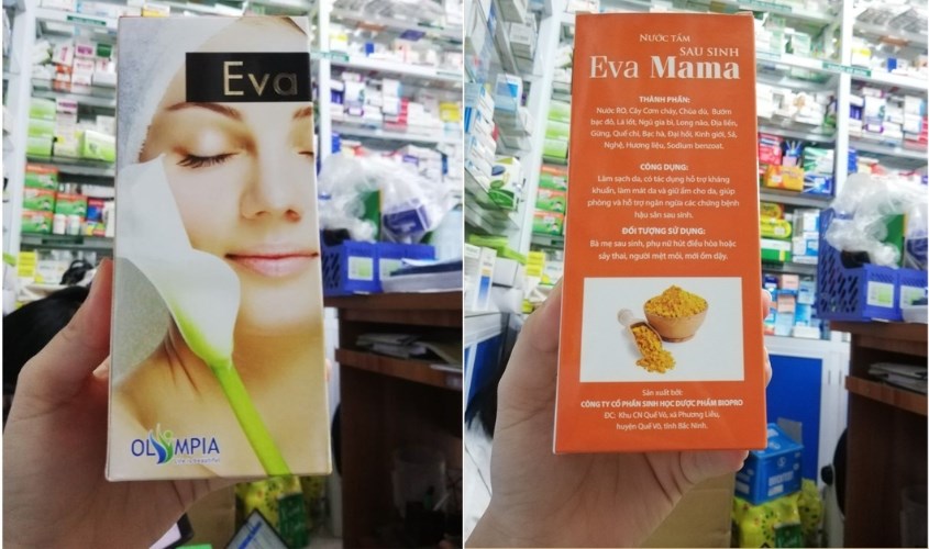 Nước tắm thảo dược cho mẹ sau sinh Eva Mama