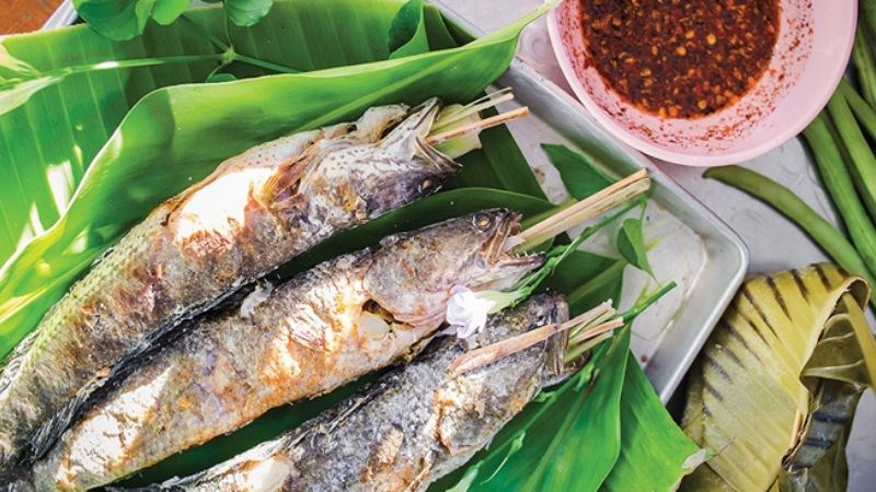 Cá lóc nướng là món đặc trưng của người miền Tây Nam Bộ