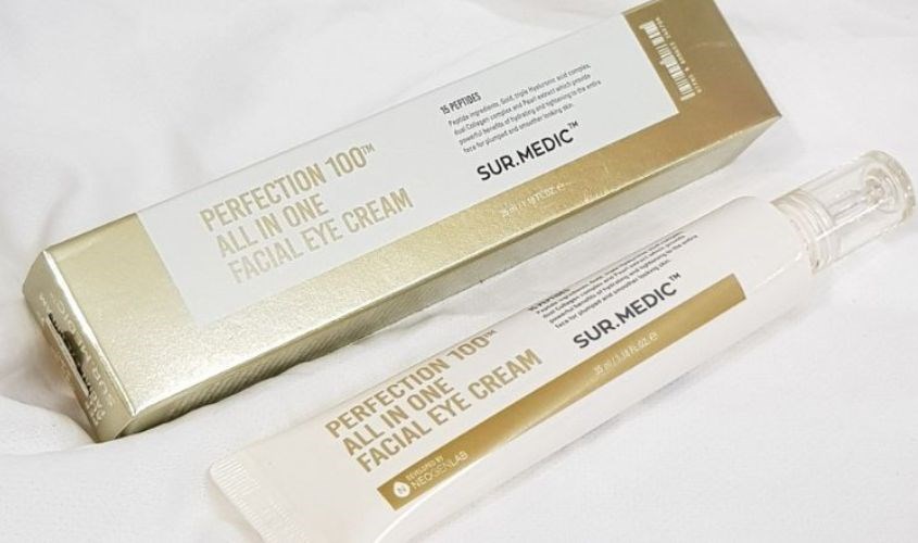 Kem dưỡng hỗ trợ làm mờ thâm mắt Sur.Medic Perfection 100TM All In One Facial Eye Cream