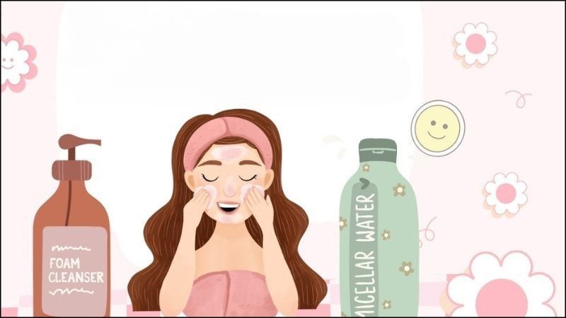 Sự khác biệt giữa nước tẩy trang và sữa rửa mặt nằm ở chức năng và thứ tự sử dụng