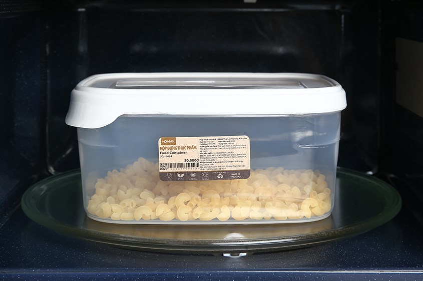 Hộp đựng thực phẩm có khả năng chịu nhiệt tốt, từ -20 độ C đến 120 độ C, dùng được cho lò vi sóng 
