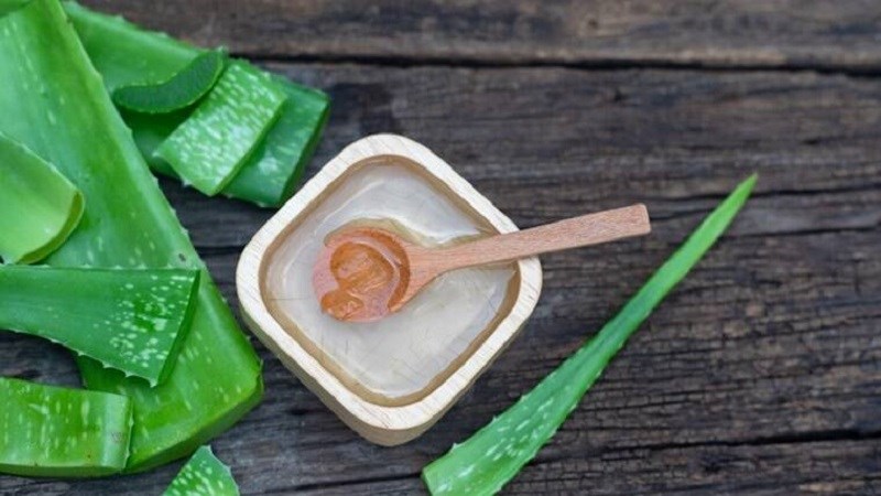 Gel lô hội làm dịu da, giảm thiểu tình trạng sưng, đau do mụn gây ra