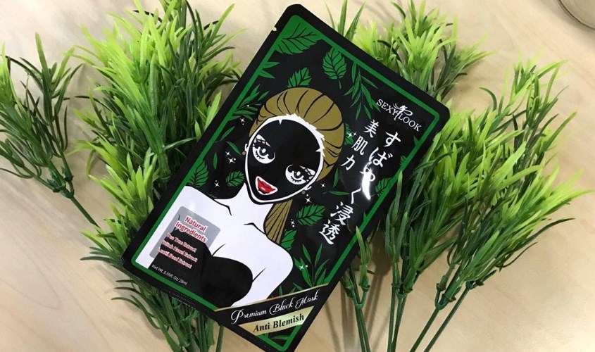 Mặt nạ đen Tràm Trà kiểm soát dầu và mụn SexyLook Tea Tree Anti Blemish 28 ml (hộp 5 miếng)