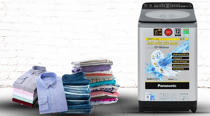Hướng dẫn cách vắt quần áo bằng máy giặt Panasonic