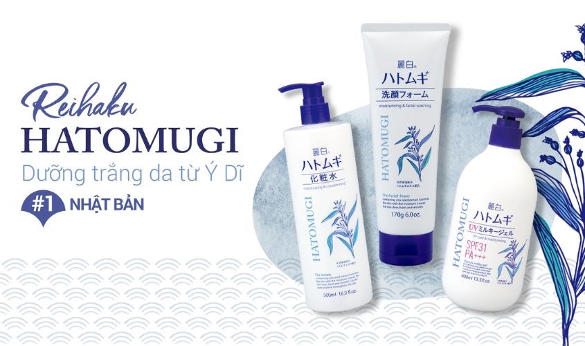 Kem dưỡng Reihaku Hatomugi Milky Cream