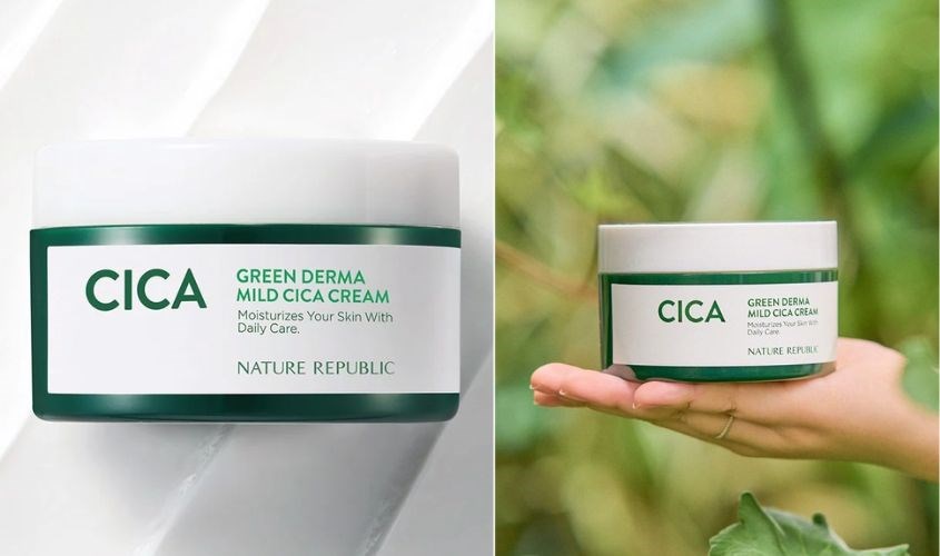 Kem dưỡng Nature Republic Green Derma Mild Cica