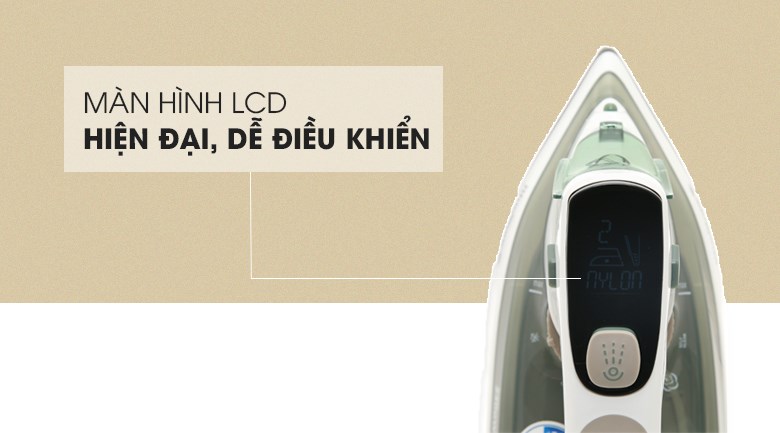 Bàn ủi hơi nước BlueStone SIB-3879 2400W được trang bị màn hình LCD sang trọng, hiện đại hiển thị rõ ràng nhiệt độ và loại vải tương thích Bàn ủi hơi nước BlueStone SIB-3879 2400W được trang bị màn hình LCD sang trọng, hiện đại hiển thị rõ ràng nhiệt độ và loại vải tương thích