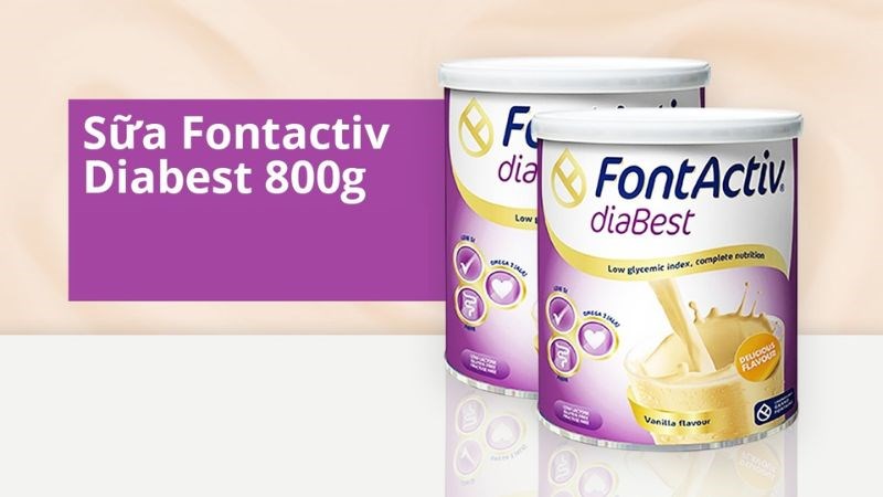 Sữa Fontactiv Diabest giải pháp dinh dưỡng cho người tiểu đường