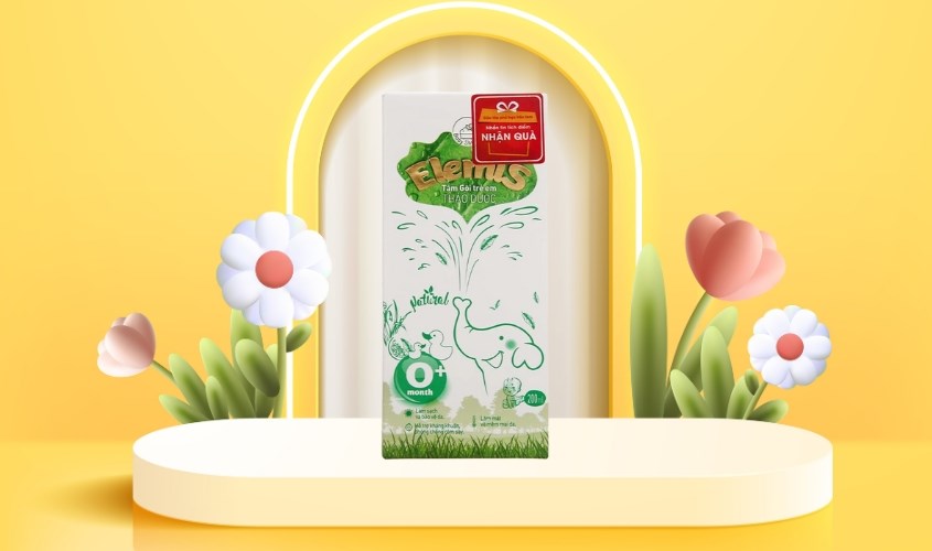 Nước tắm & gội 2in1 cho bé DK Pharma Elemis chiết xuất thảo dược 200 ml