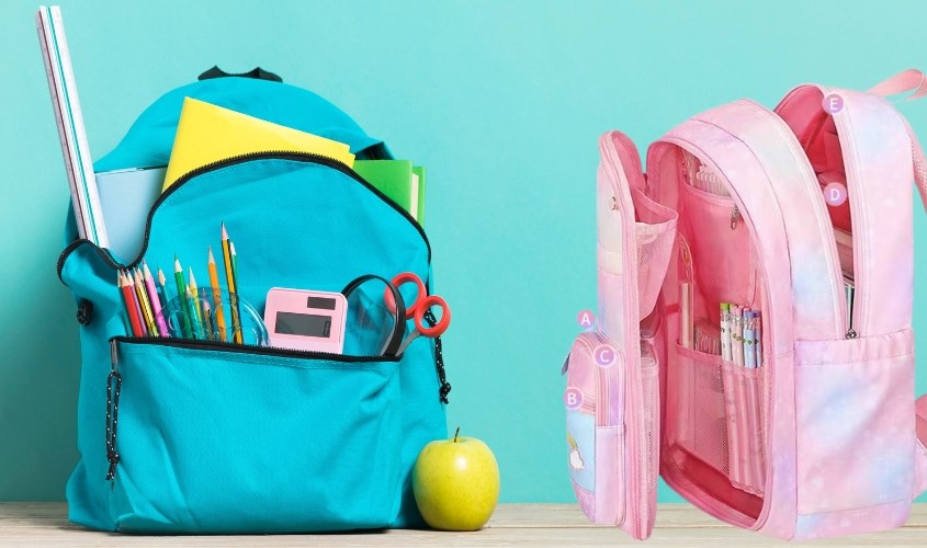 Mẹ nên chọn mua loại balo đi học cho bé có nhiều ngăn phụ