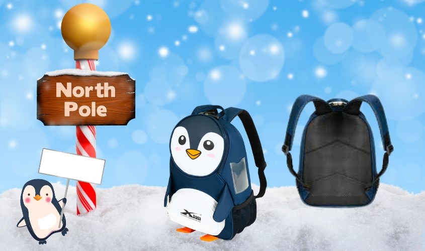 Balo cho bé gái mầm non Penguin