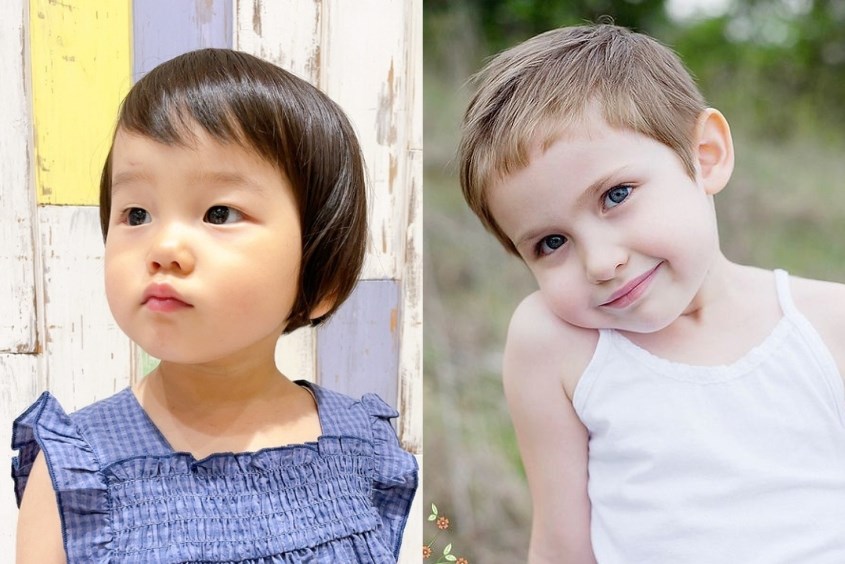 Kiểu tóc cho bé gái 2 tuổi xinh xắn