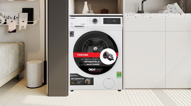 Máy giặt Toshiba Inverter 8.5 Kg TW-BH95S2V WK được tích hợp đến 16 chương trình giặt đa dạng cho bạn thoải mái lựa chọn