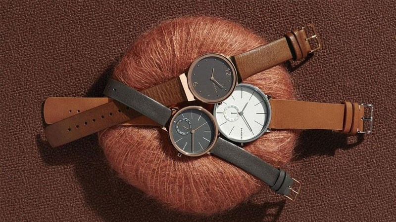 Dây đeo của đồng hồ chính hãng Skagen được chế tác từ những chất liệu cao cấp